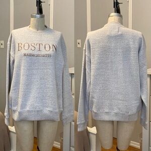 Womens Boston fleece sweater in size S